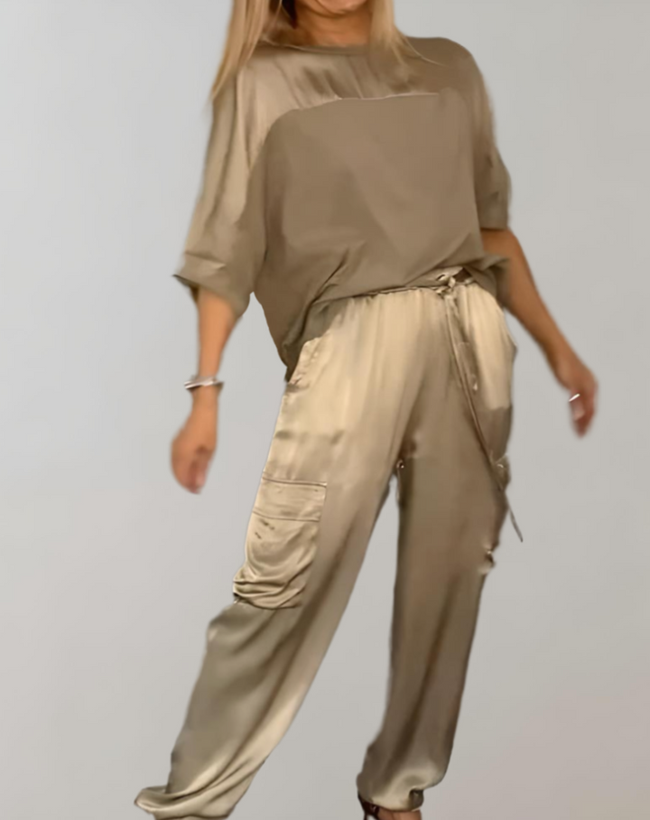 Finley | Seidiges Cargo Lounge Set