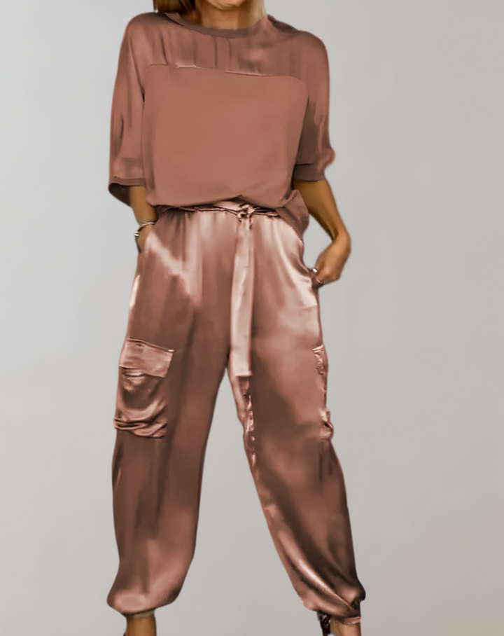 Finley | Seidiges Cargo Lounge Set