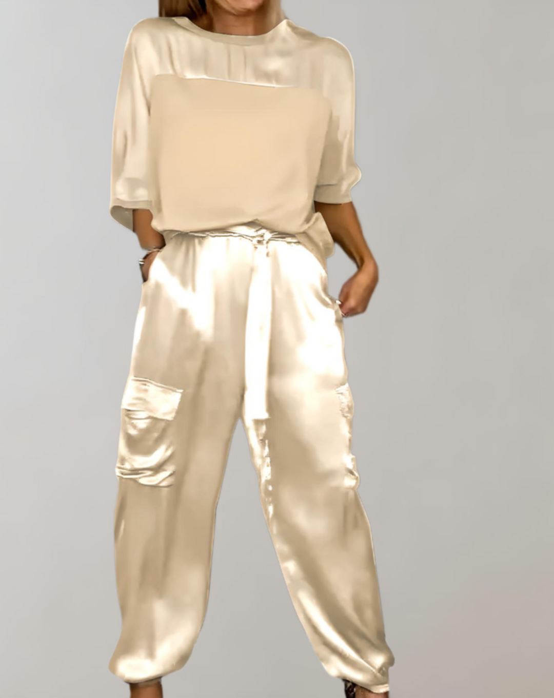 Finley | Seidiges Cargo Lounge Set