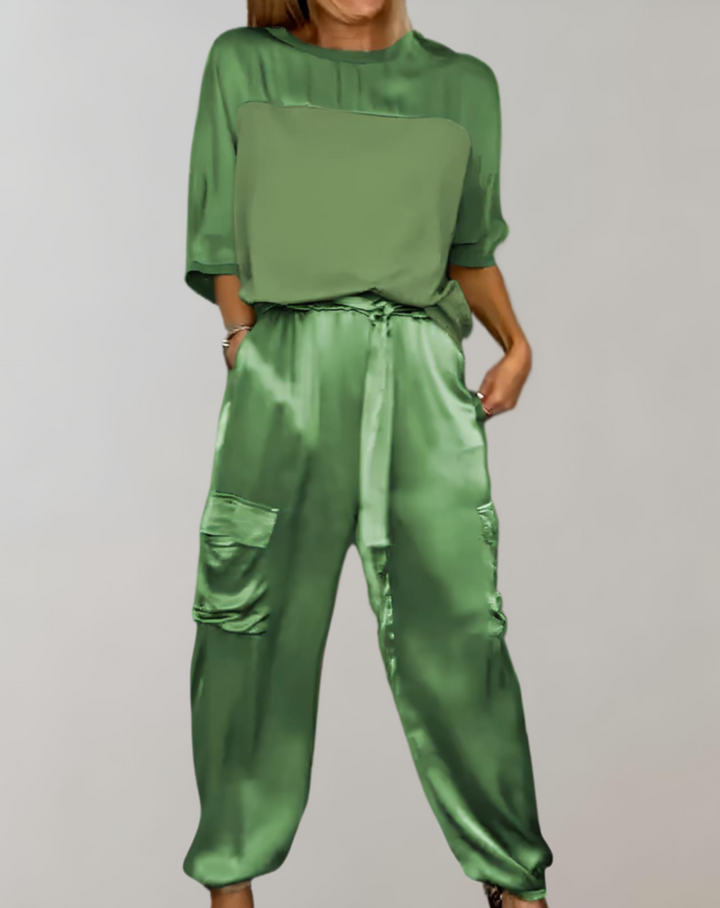 Finley | Seidiges Cargo Lounge Set