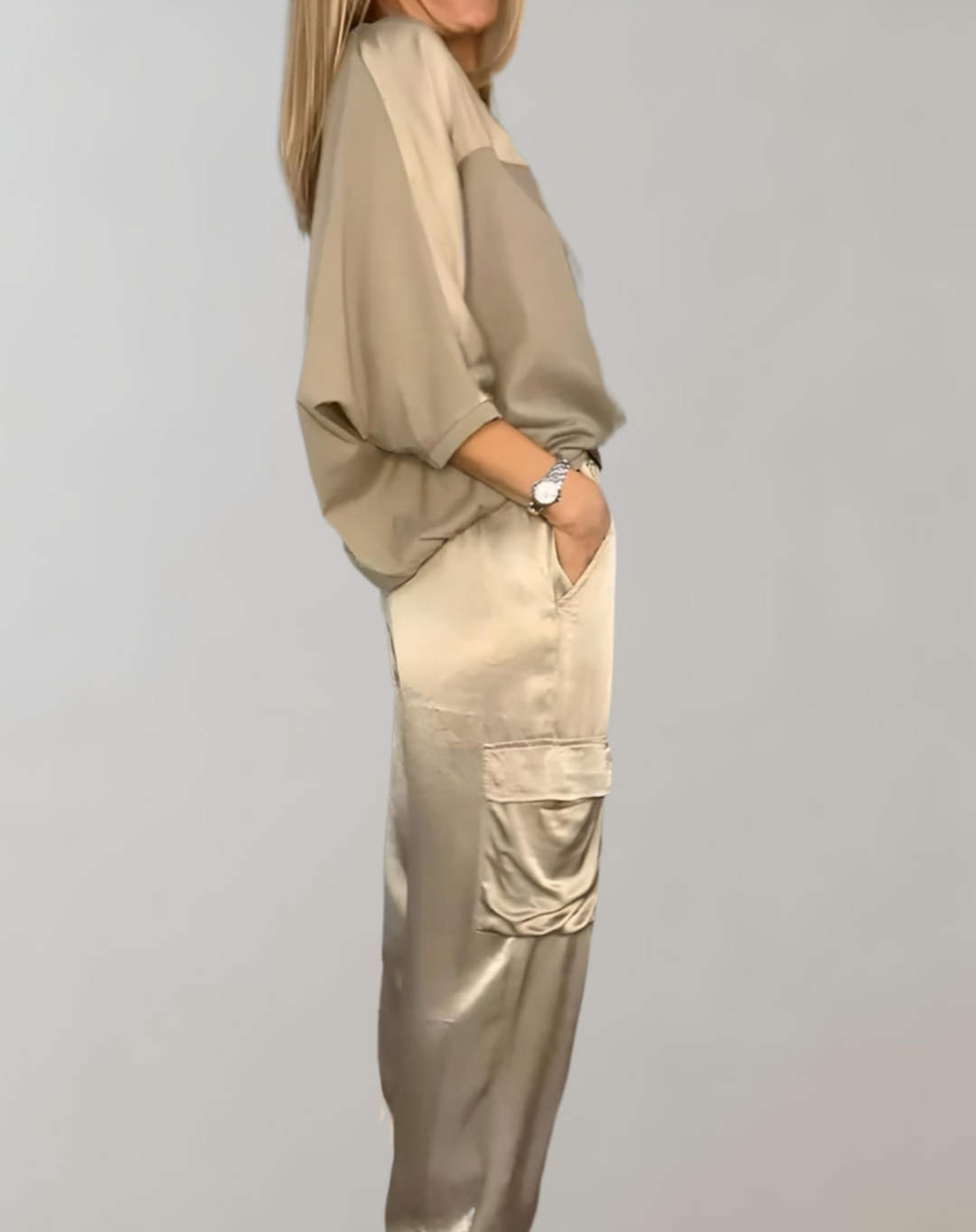 Finley | Seidiges Cargo Lounge Set