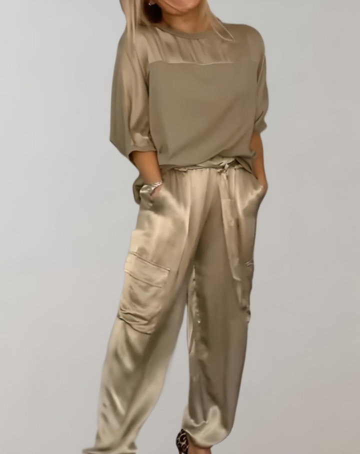 Finley | Seidiges Cargo Lounge Set