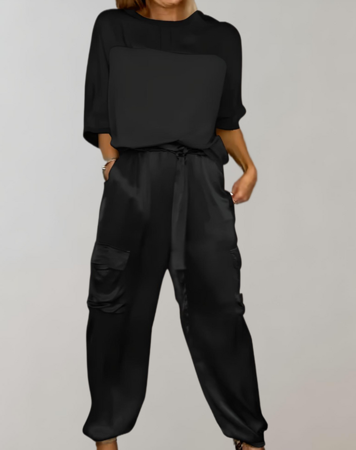 Finley | Seidiges Cargo Lounge Set