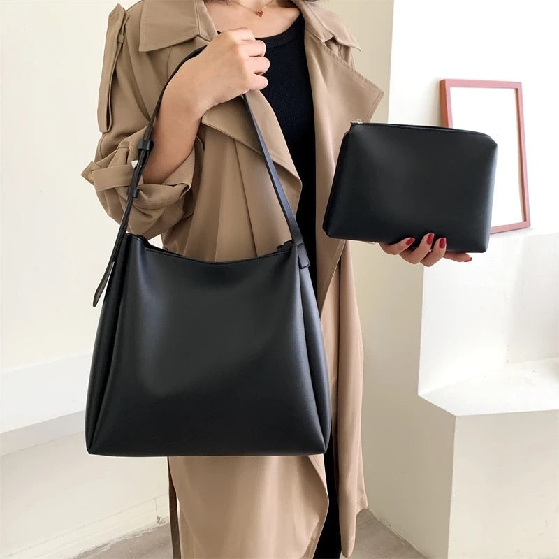 Asløg | Minimalistische Schultertasche im modernen Schnitt für Damen