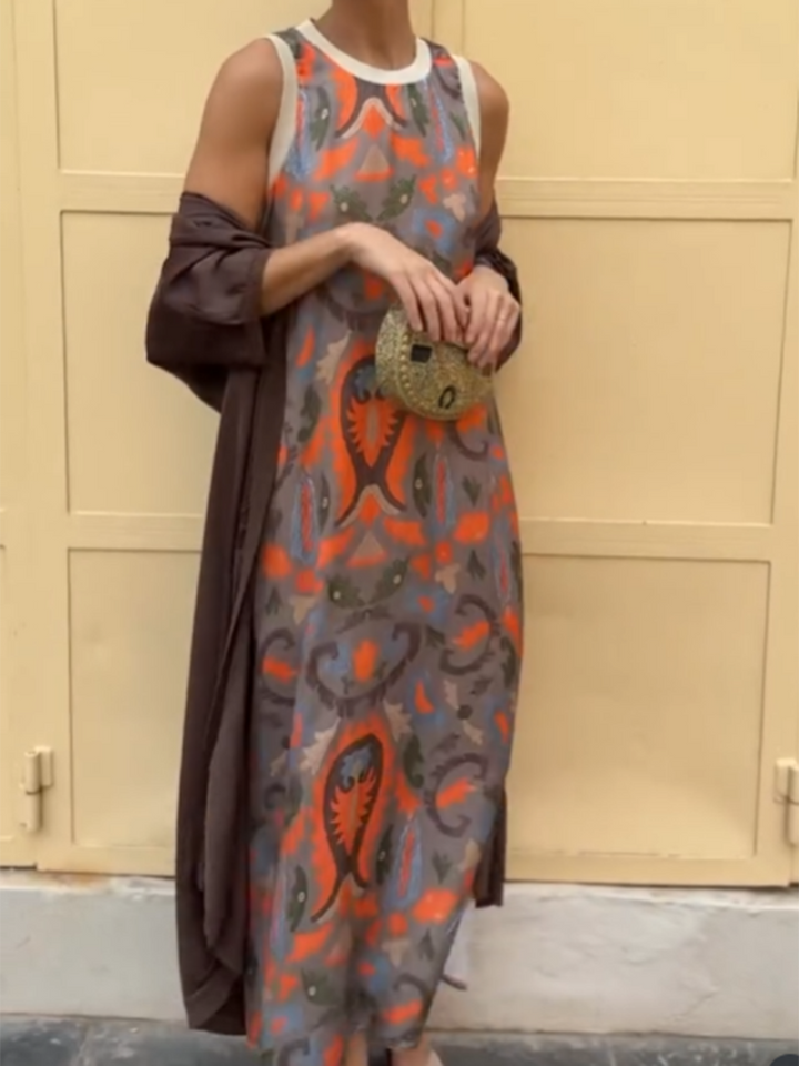Artemis | Künstlerisches Flow-Set für Damen mit Rundhalsausschnitt
