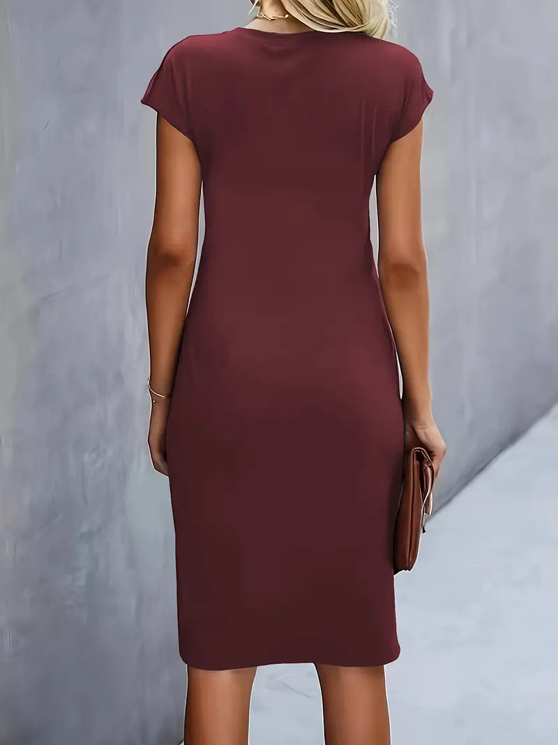 Katrien | Schickes Midi-Kleid für Damen mit schmeichelhafter Silhouette