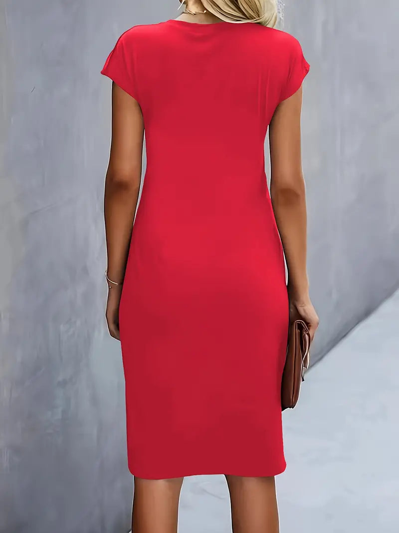 Katrien | Schickes Midi-Kleid für Damen mit schmeichelhafter Silhouette