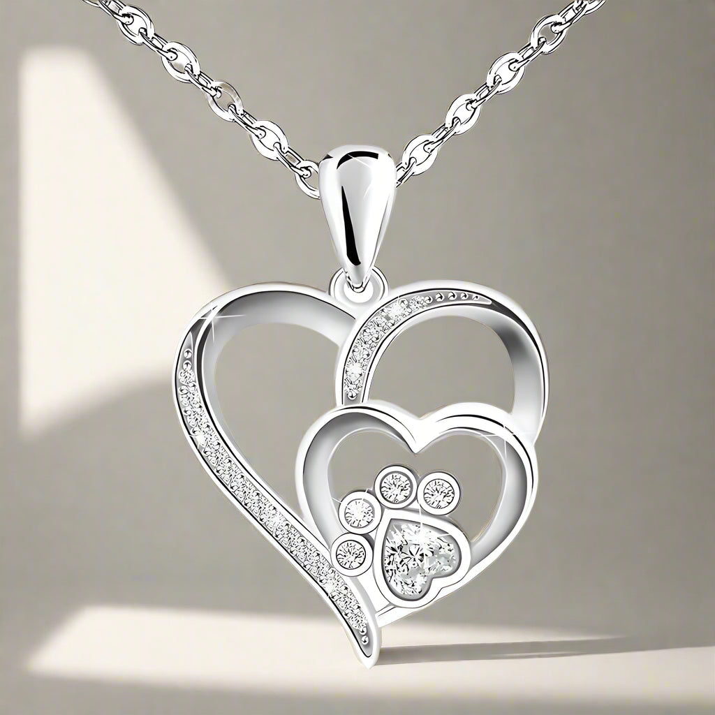 Corazón Pata Eterna | Unendliches Liebe Halsband für Ihre Haustiere