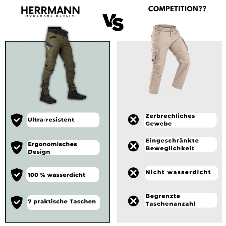 MoveMax | Ultra-robuste Multi-Aktivitäts-Hose (2+1 GRATIS) für Herren