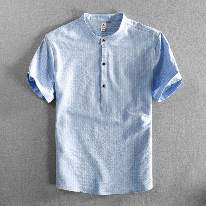 Michele | Polo Hemd für Herren mit Streifen und kurzen Ärmeln