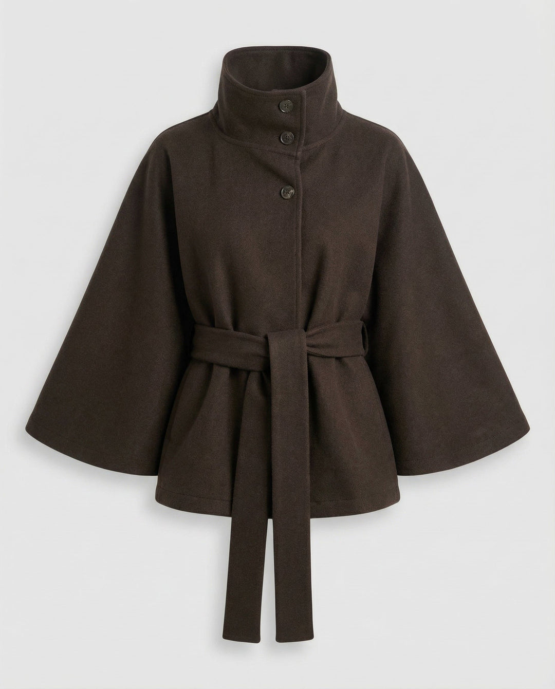 Damen Gürtel-Cape-Jacke