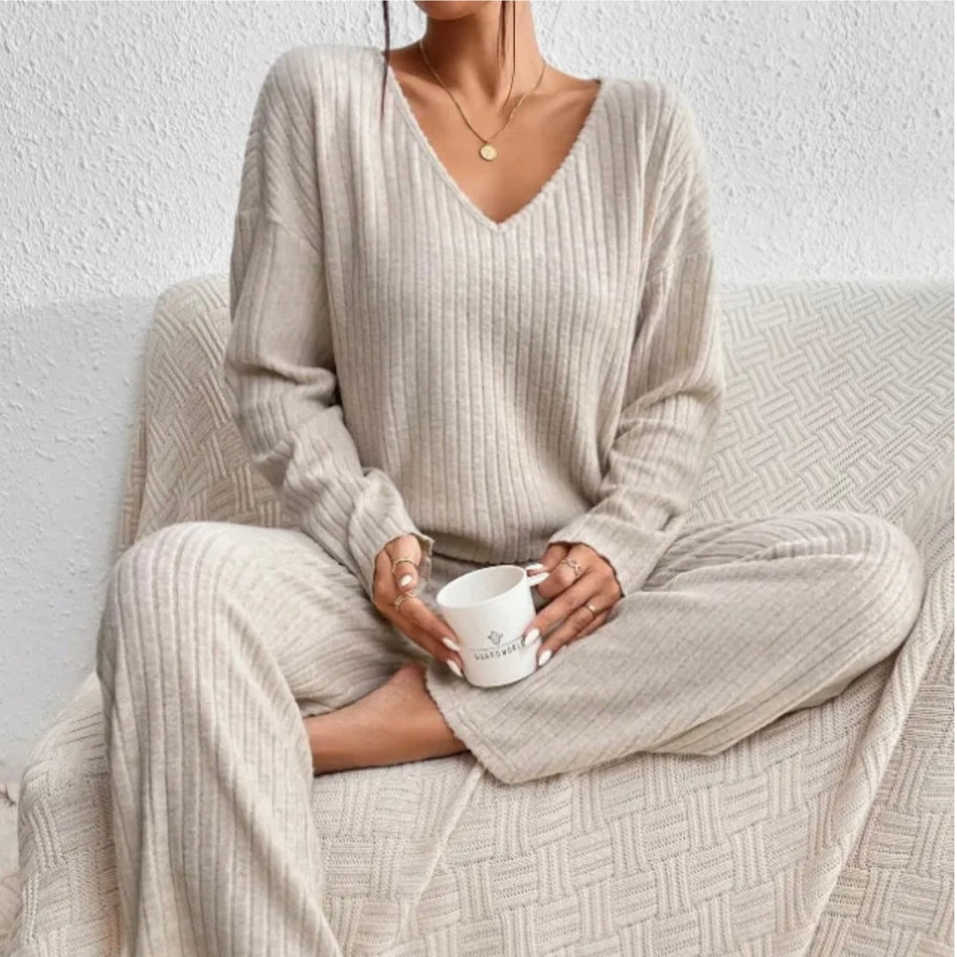 Grace | Damen Freizeitanzüge mit Hoher Taille und Langen Hosen