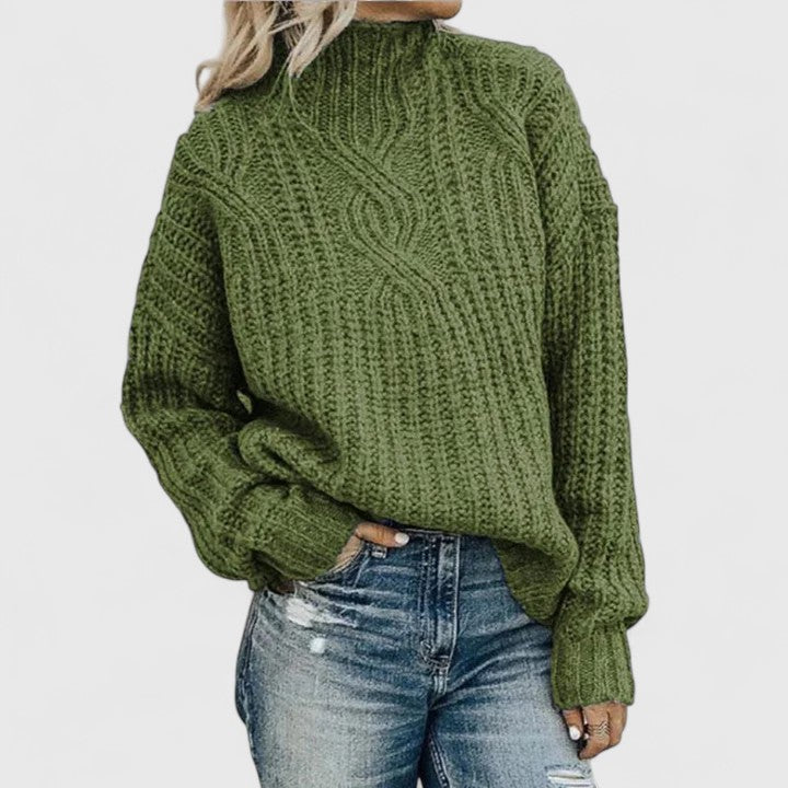 Annie- Eleganter Pullover für jeden Tag für Damen mit Rundhalsausschnitt