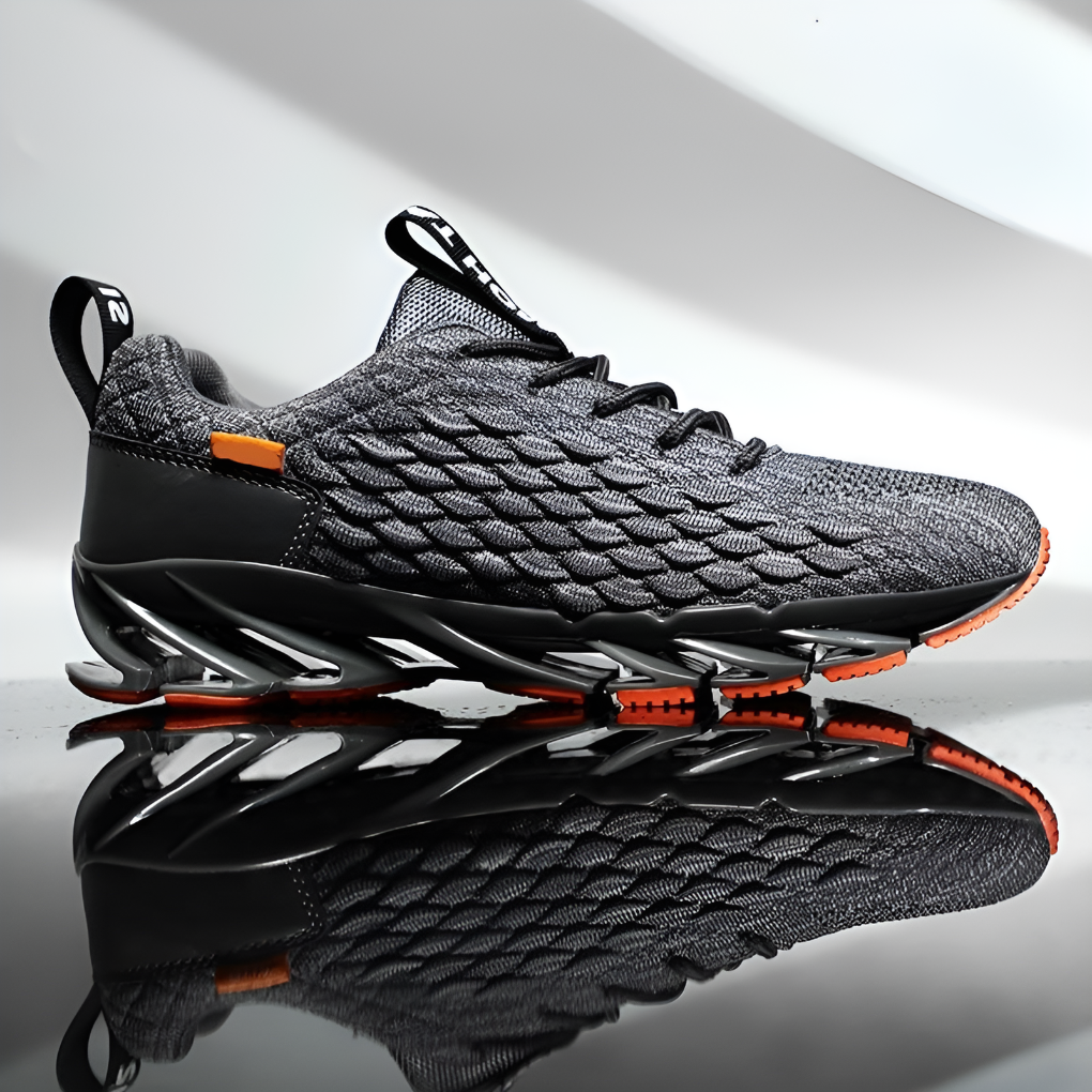 Herren Sneaker mit Schnürverschluss, Laufschuh-Design