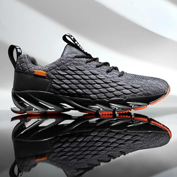 Herren Sneaker mit Schnürverschluss, Laufschuh-Design
