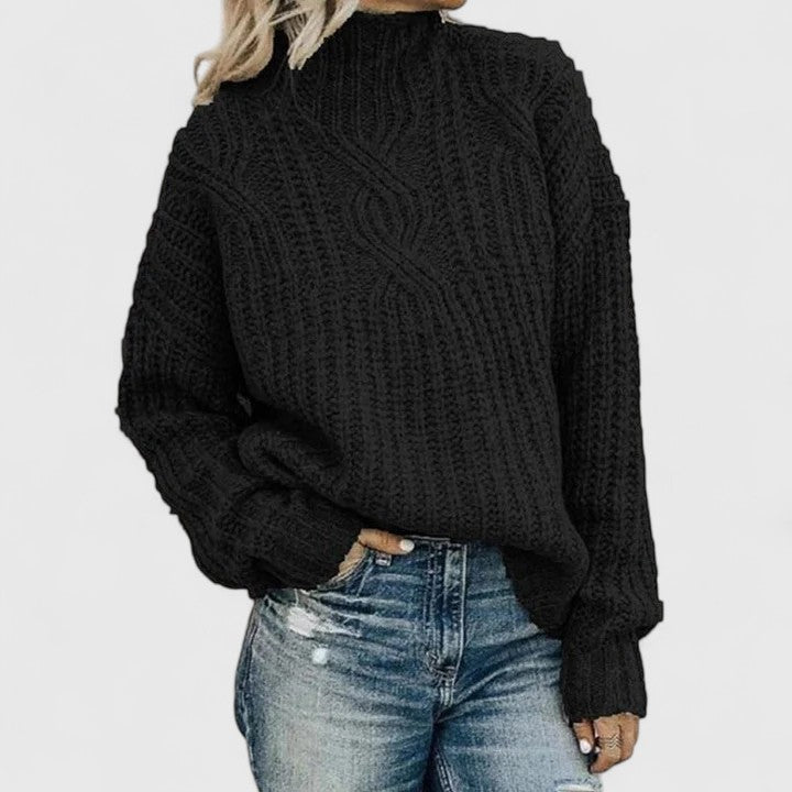 Annie- Eleganter Pullover für jeden Tag für Damen mit Rundhalsausschnitt