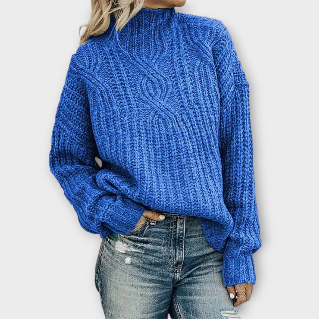 Harper | Gemütlicher Strickpullover für Damen mit Rundhalsausschnitt
