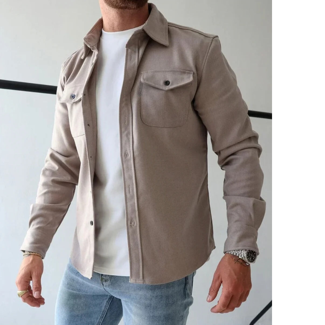 Eddie | Overhead Weste für Herren mit langen Ärmeln