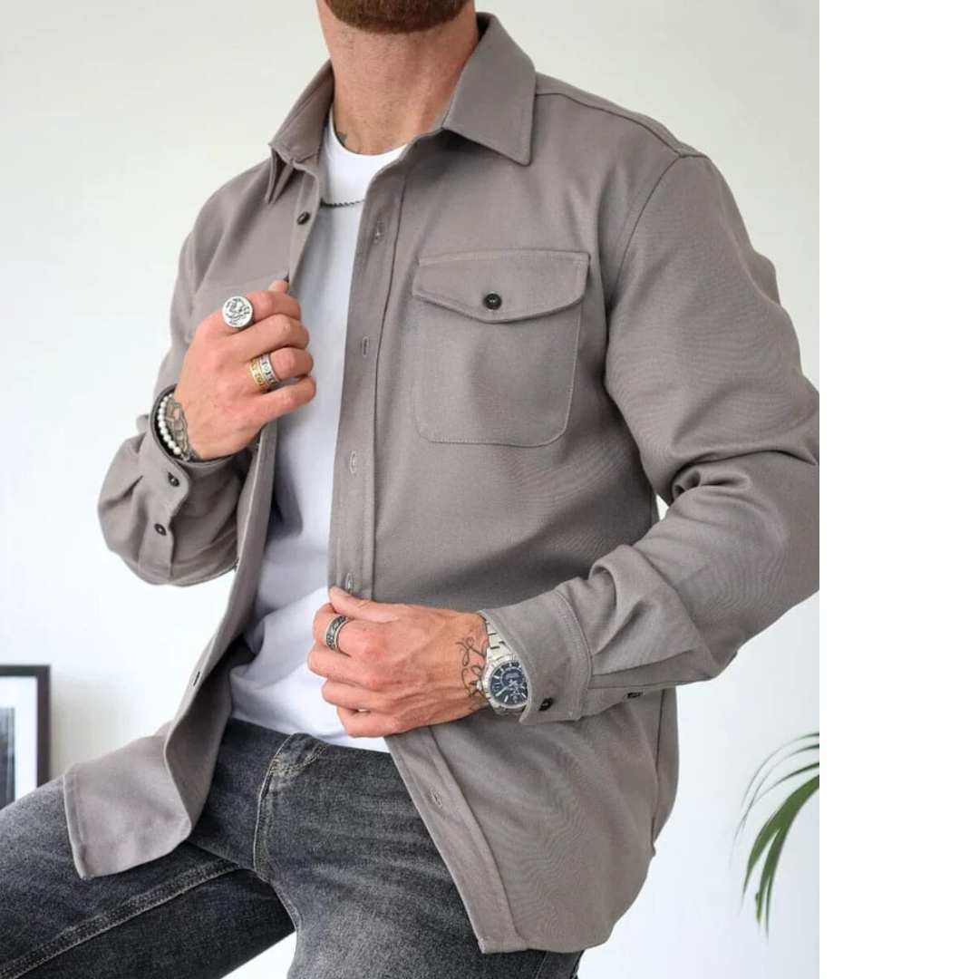 Eddie | Overhead Weste für Herren mit langen Ärmeln