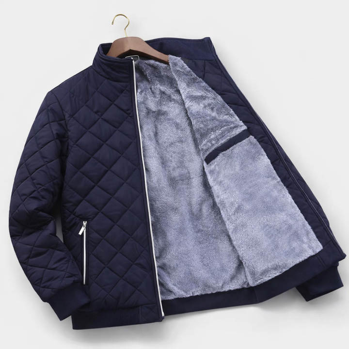 Hayes Quilted Jacke | Zuverlässige Wärme für Herren mit Stehkragen