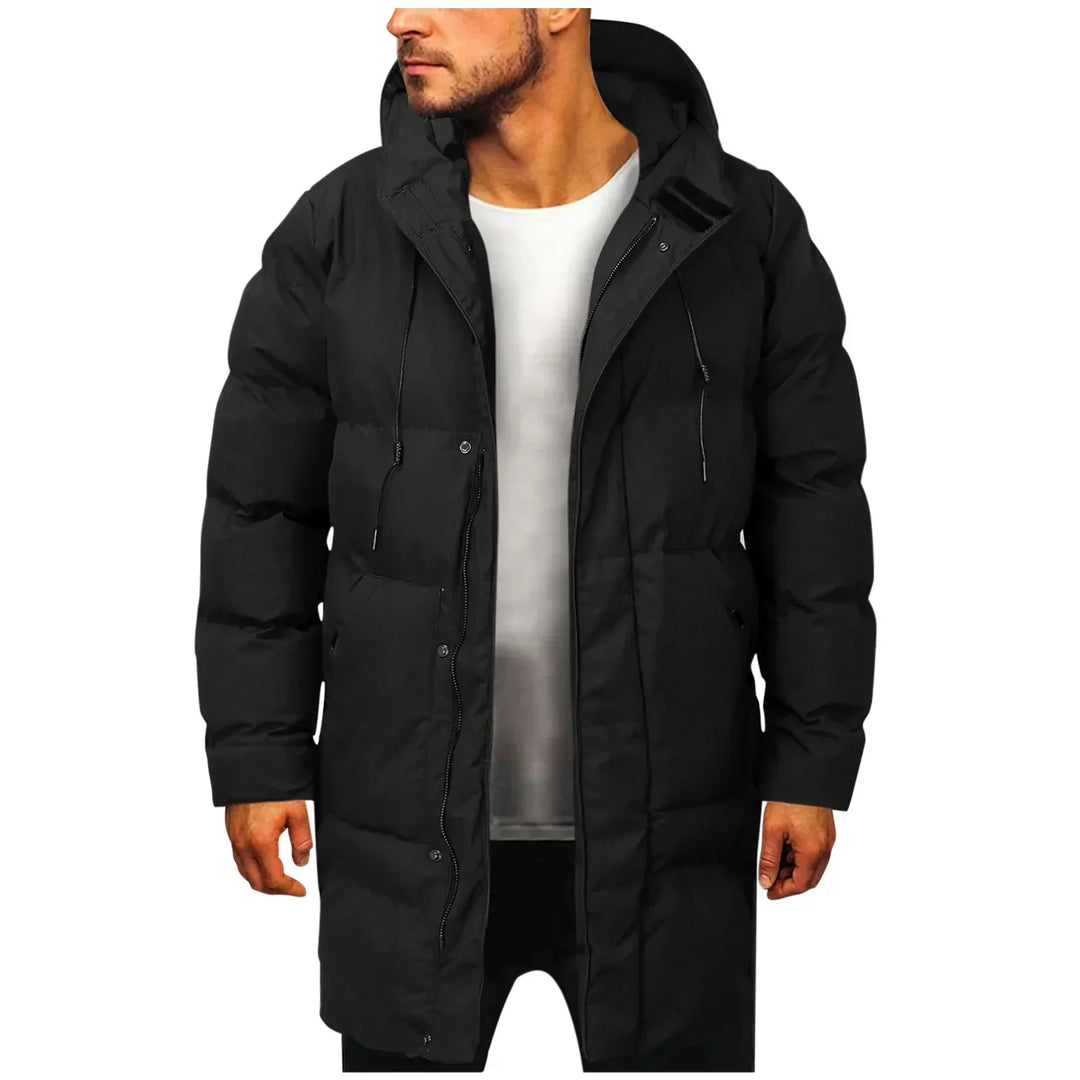Stefano | Langer warmer und wasserdichter Wintermantel für Herren
