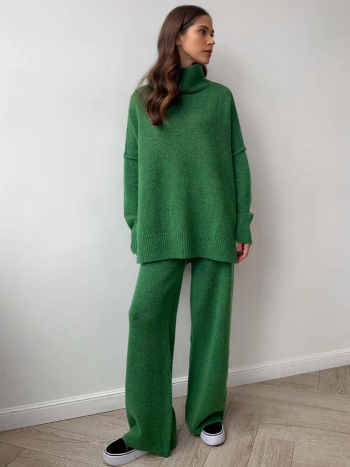 Liora | Strickset für Damen mit Rollkragen