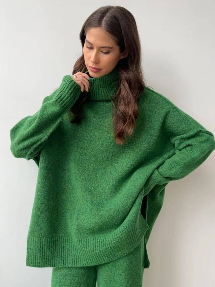 Liora | Strickset für Damen mit Rollkragen