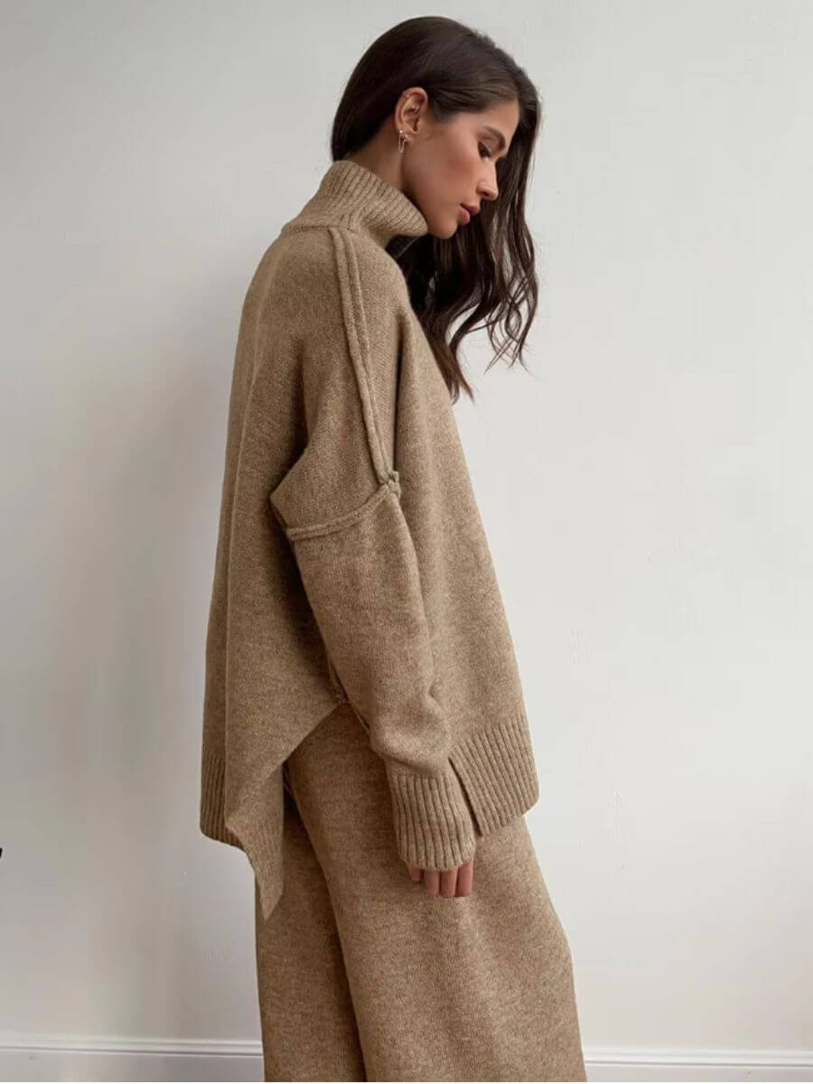 Liora | Strickset für Damen mit Rollkragen