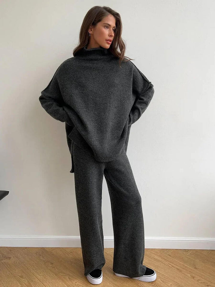 Liora | Strickset für Damen mit Rollkragen