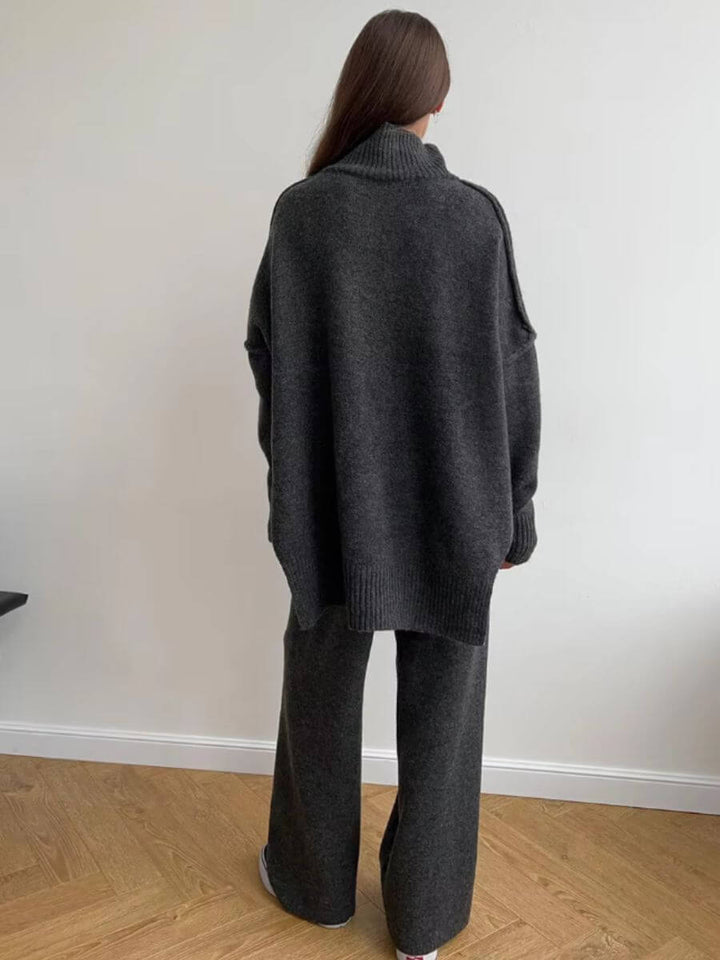 Liora | Strickset für Damen mit Rollkragen