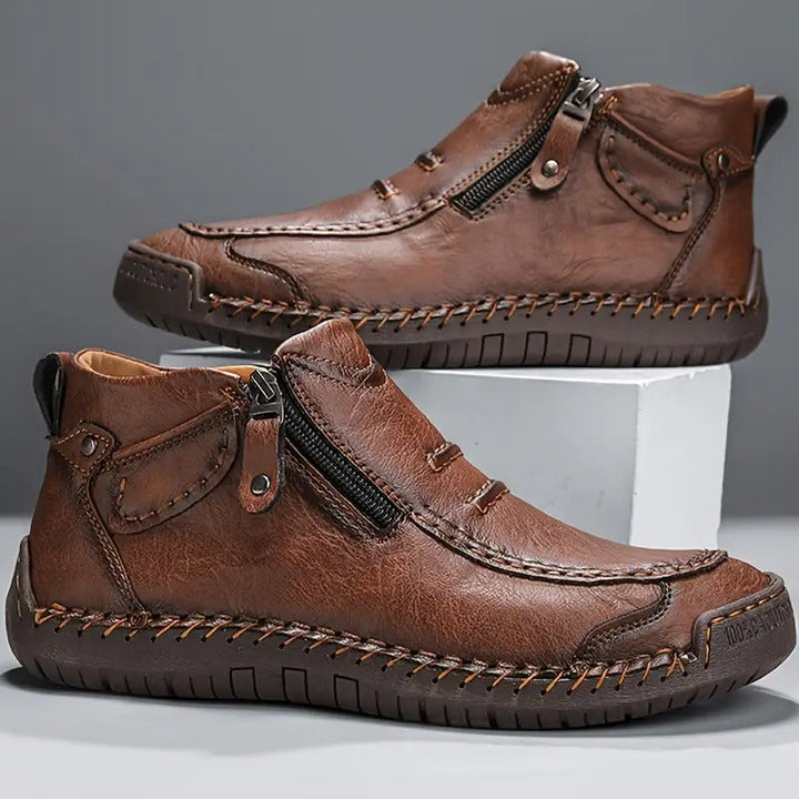 Klaus | Ergonomische Orthopädische Schuhe für Herren mit flachem Absatz