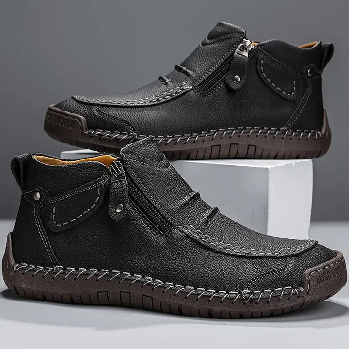 Klaus | Ergonomische Orthopädische Schuhe für Herren mit flachem Absatz