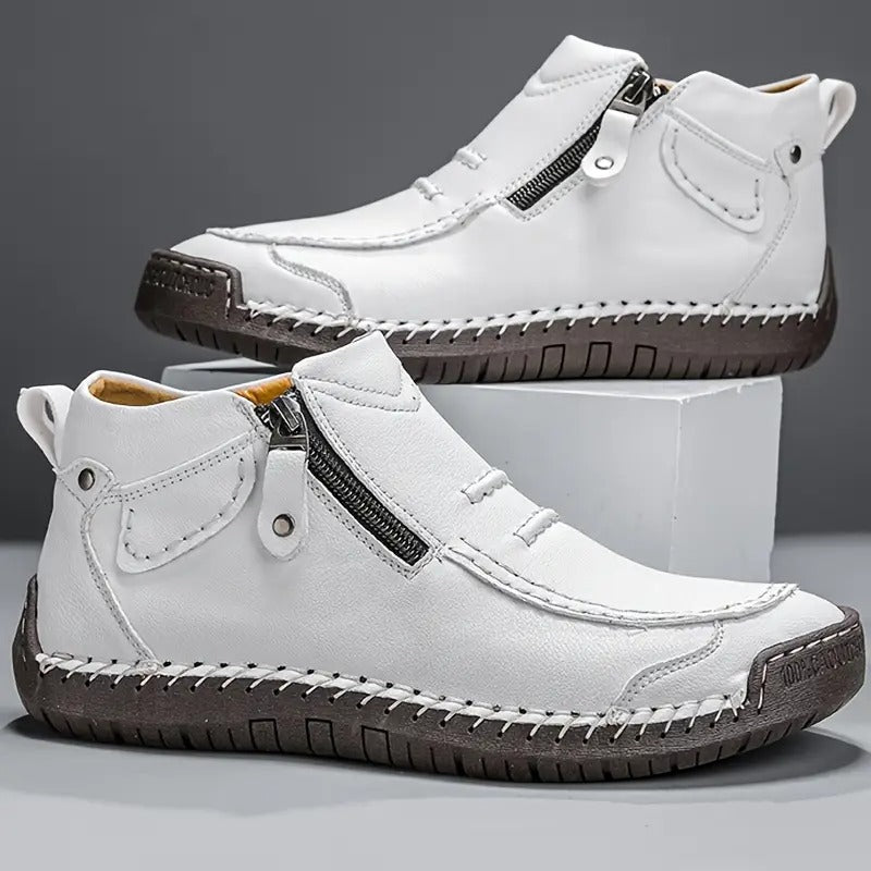 Klaus | Ergonomische Orthopädische Schuhe für Herren mit flachem Absatz