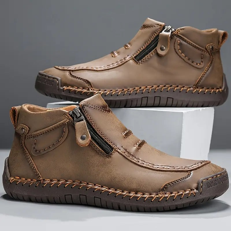 Klaus | Ergonomische Orthopädische Schuhe für Herren mit flachem Absatz