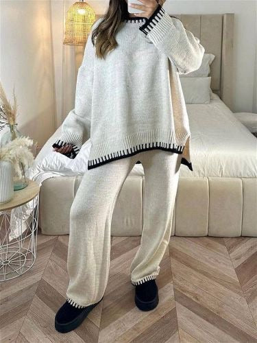 Nomi | Comfy Set für Damen mit Rundhalsausschnitt und langen Ärmeln