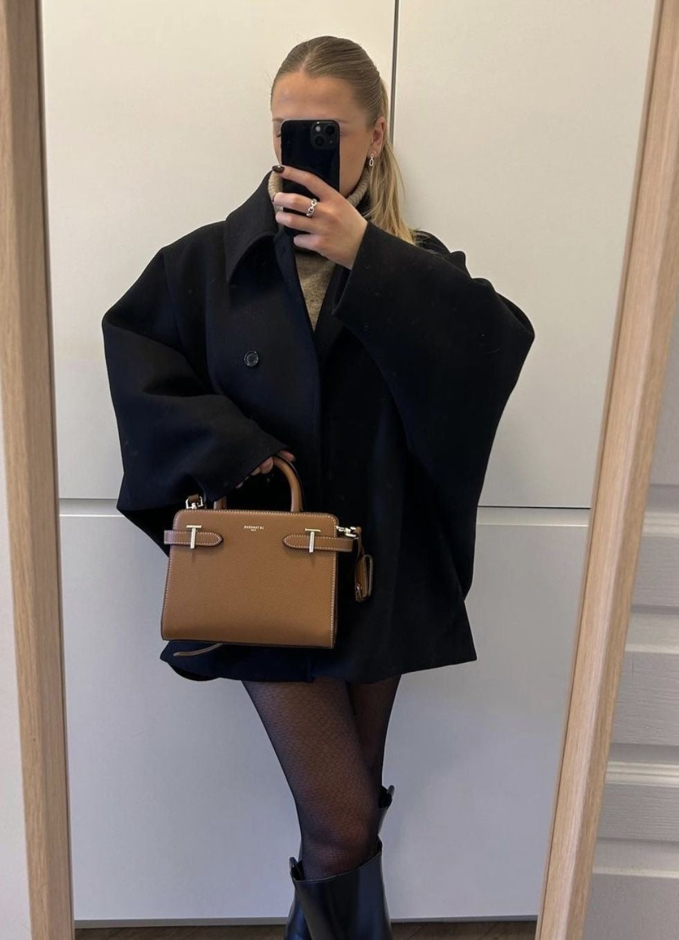 Lovie | Übergroßer Mantel für Damen mit langen Ärmeln
