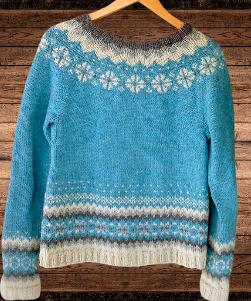 Emme | Bequemer Pullover mit geometrischem Muster und Rundhalsausschnitt