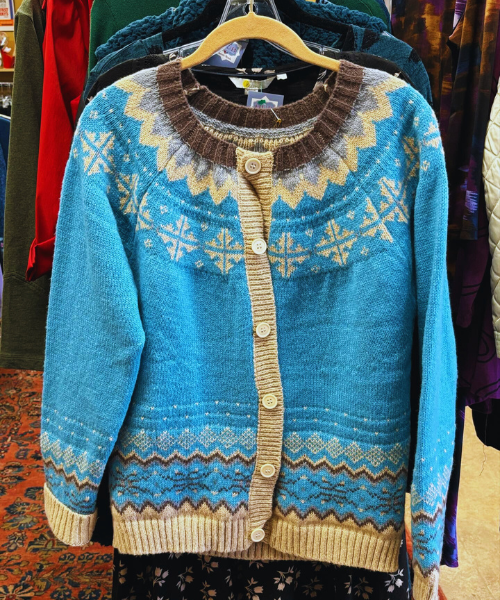 Emme | Bequemer Pullover mit geometrischem Muster und Rundhalsausschnitt