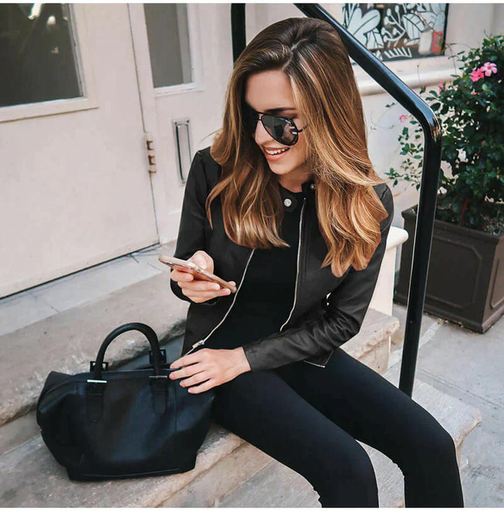 Abigail | Elegante Italienische Jacke für Damen mit langen Ärmeln
