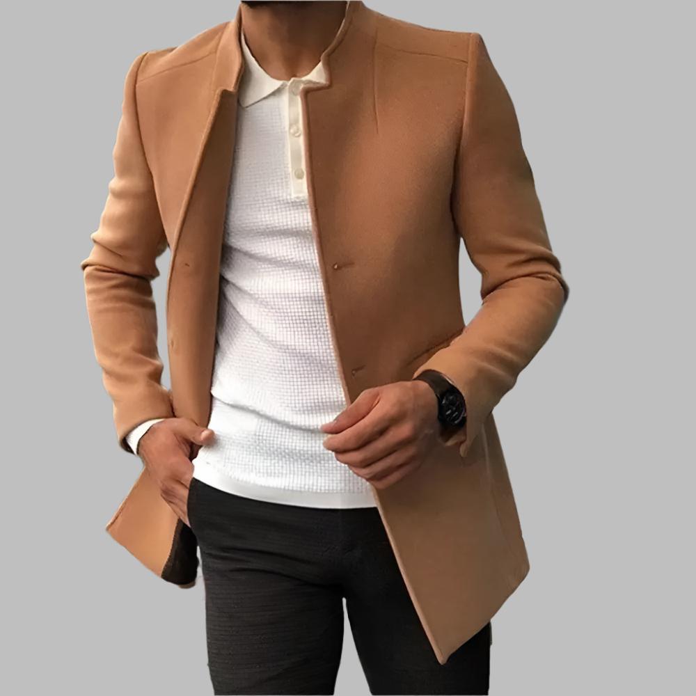 Stefano | Eleganter Mantel für Männer für Herren mit langen Ärmeln