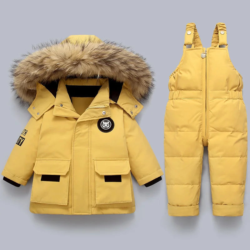 Treffen für Damen mit Winter Head | Dick gepolsterter Schneeanzug | Baby und Kleinkind
