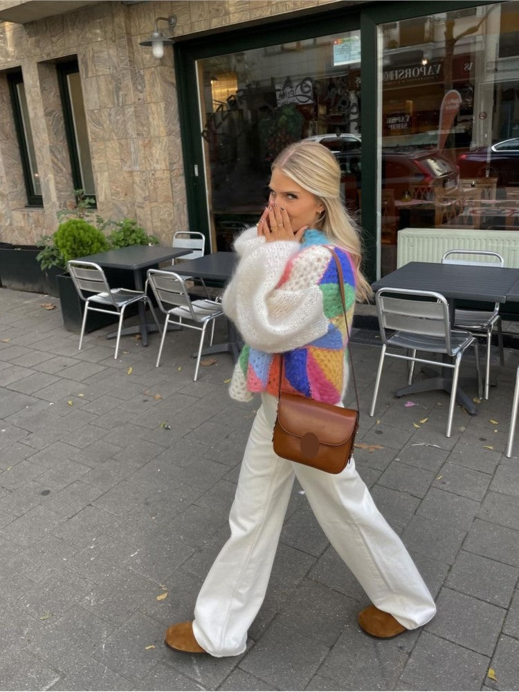Josefine | Damen Pullover mit Rundhalsausschnitt und langen Ärmeln