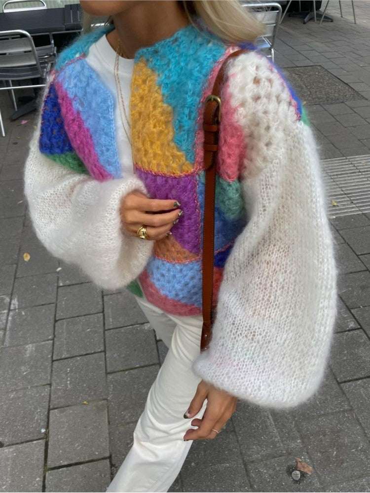 Josefine | Damen Pullover mit Rundhalsausschnitt und langen Ärmeln