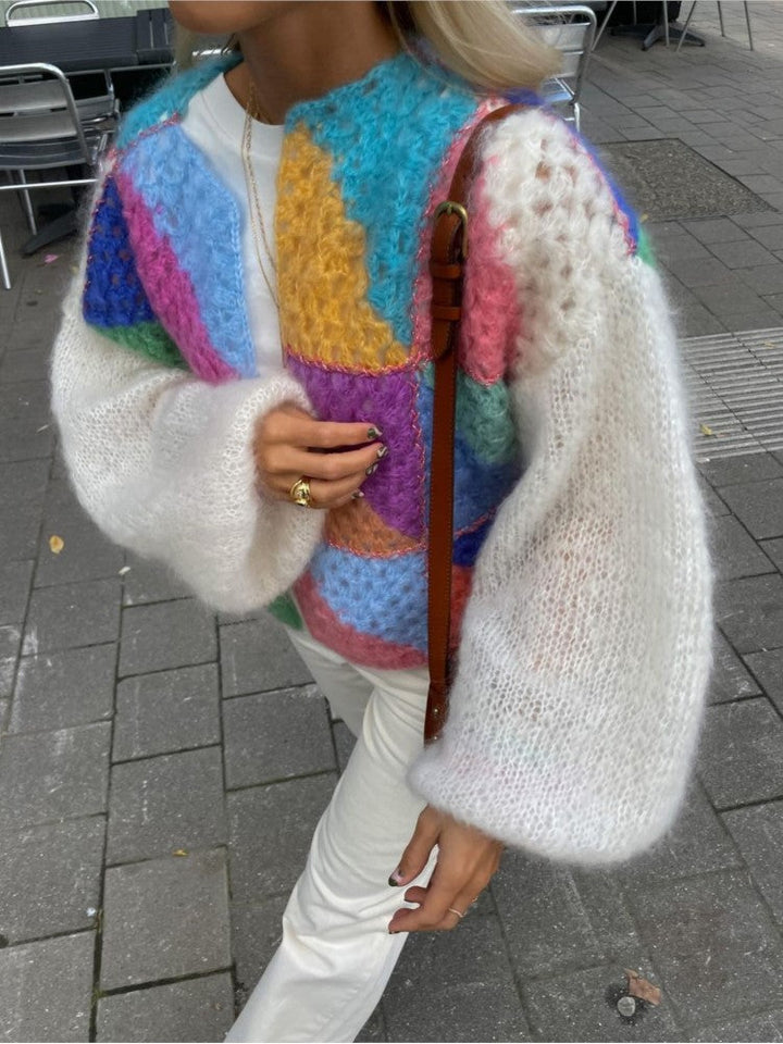 Josefine | Damen Pullover mit Rundhalsausschnitt und langen Ärmeln