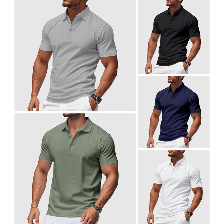Landon | Klassisches Polo-Shirt für Herren mit kurzen Ärmeln