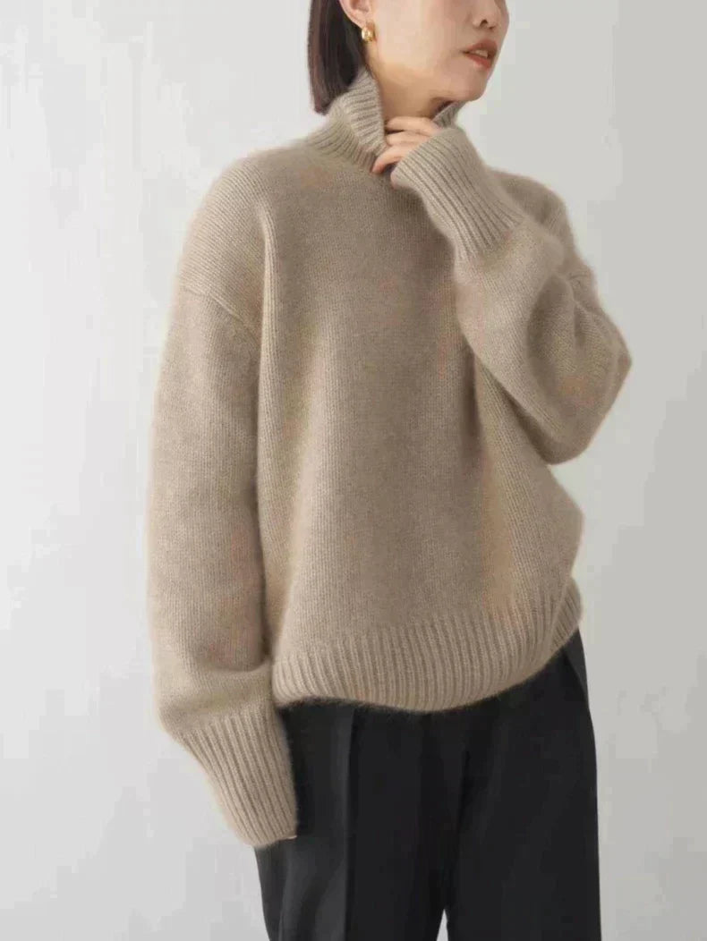Isabella | Eleganter Rollkragenpullover für Damen mit langen Ärmeln