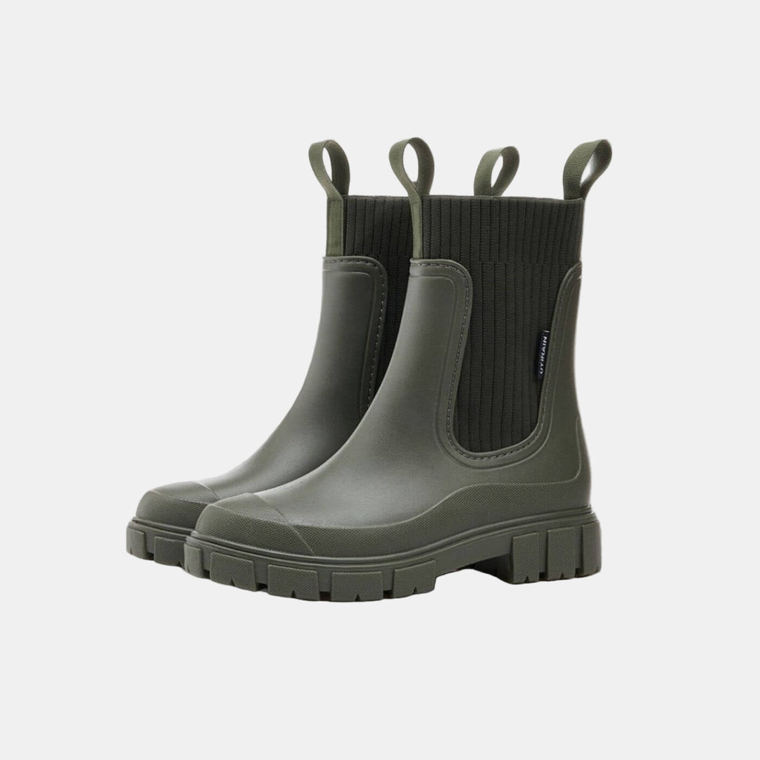 Calina | Wasserdichte Rutschfeste Stiefel für Damen mit flachem Absatz