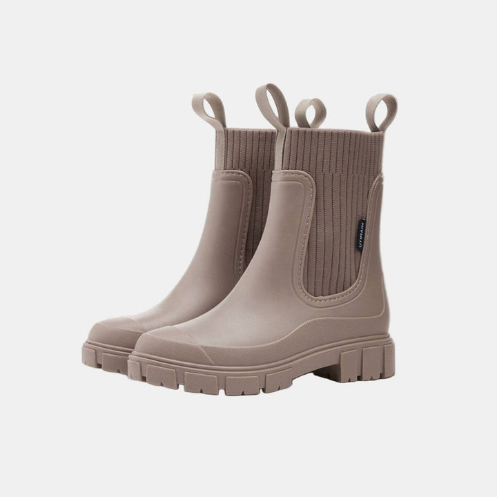Calina | Wasserdichte Rutschfeste Stiefel für Damen mit flachem Absatz
