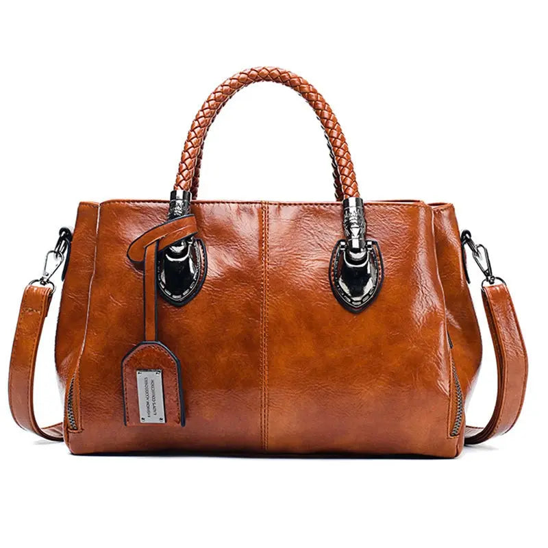 Jarnfrid | Elegante Handtasche für Damen mit geflochtenem Griff