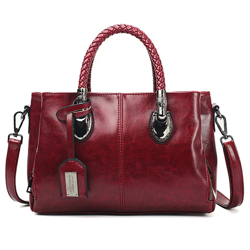 Jarnfrid | Elegante Handtasche für Damen mit geflochtenem Griff